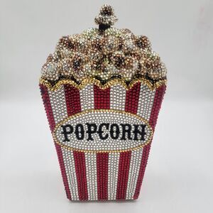 JUDITH LEIBER MATINEE POPCORN SHOULDER BAG PURSE
